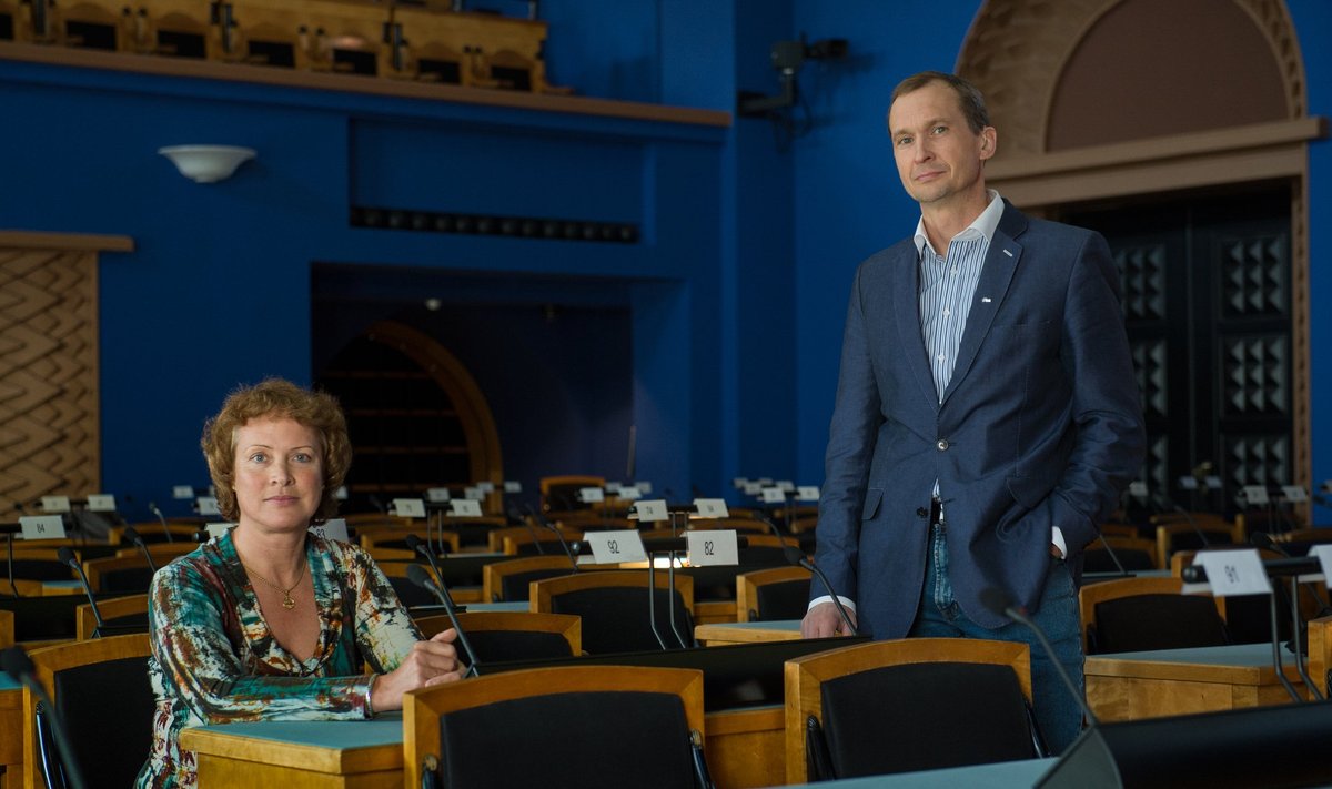 Tatjana ja Jüri Jaanson Riigikogus
