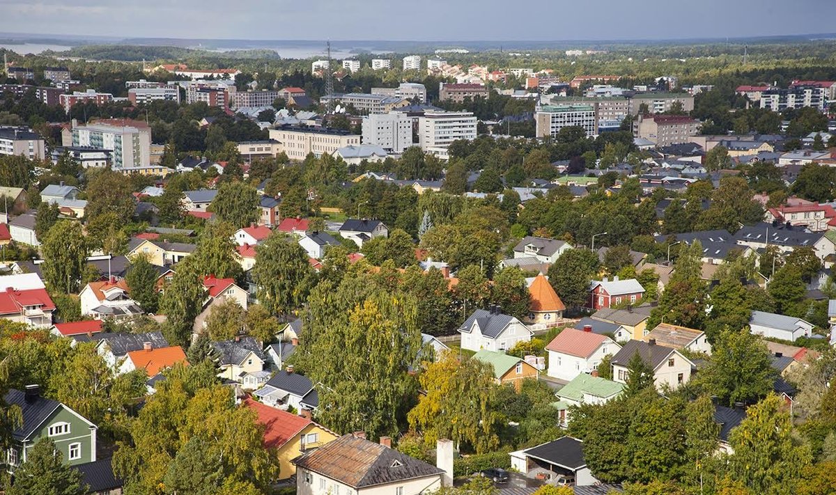 Vaade Rauma linnale.