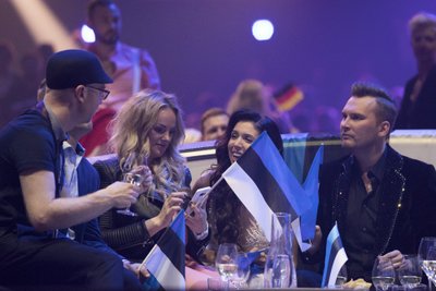 Eesti delegatsiooni emotsioonid Eurovision 2017 peale esinemist