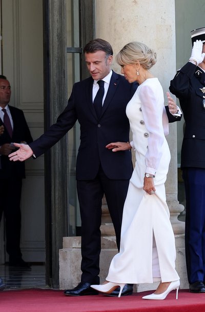 Emmanuel ja Brigitte Macron