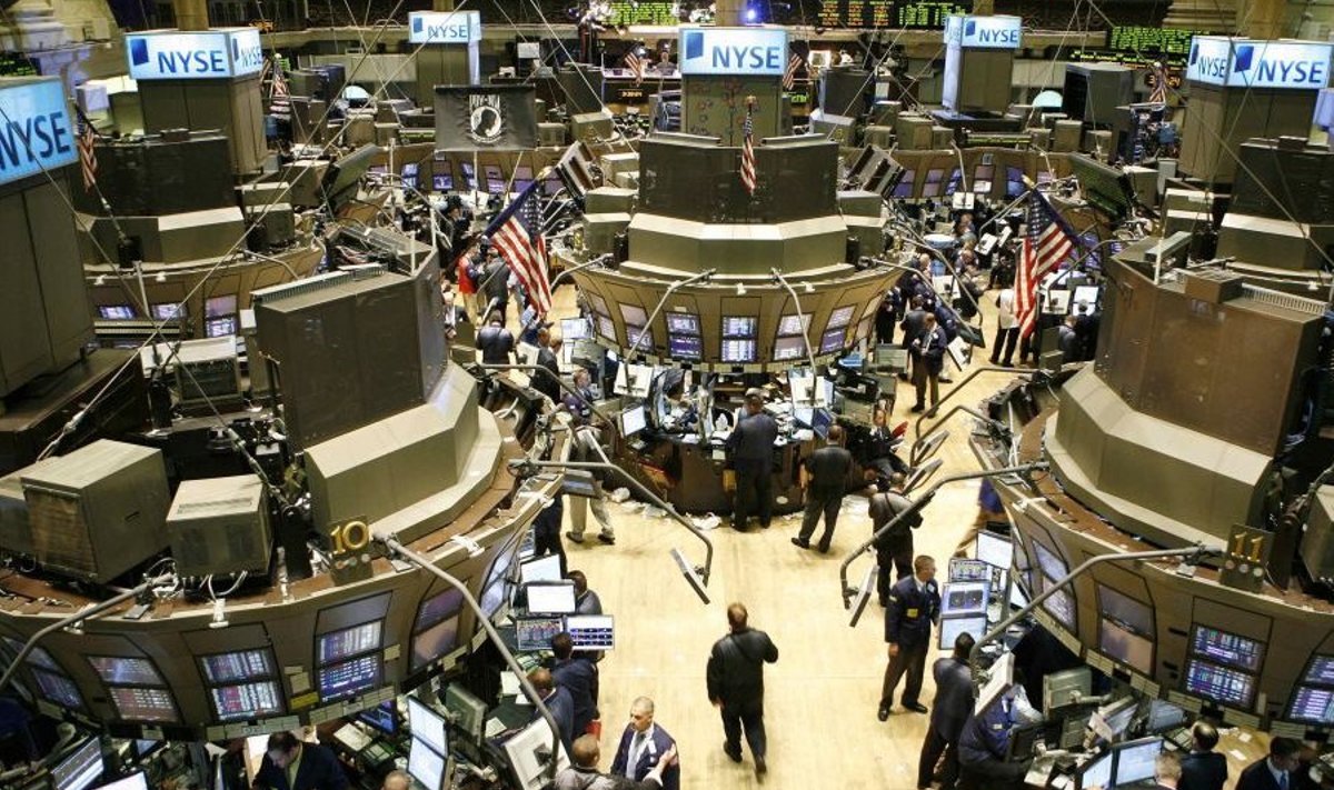 New Yorgi börs on täna küll kinni, kuid liitub langustrendiga teisipäeval. 