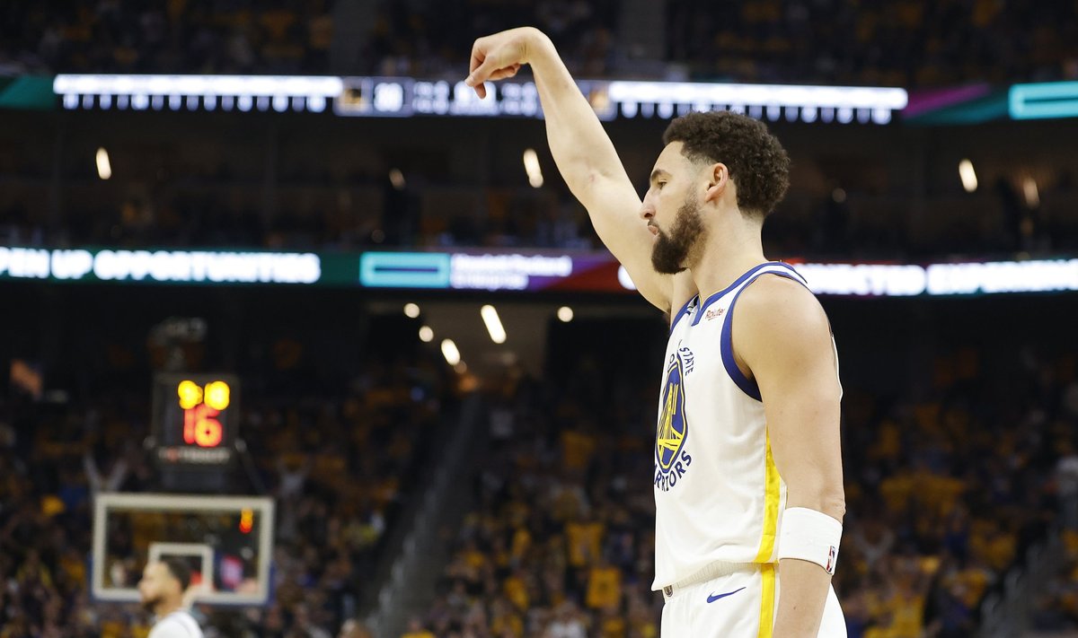 Klay Thompsoni viskekontsert aitas Warriorsi kindla võiduni.