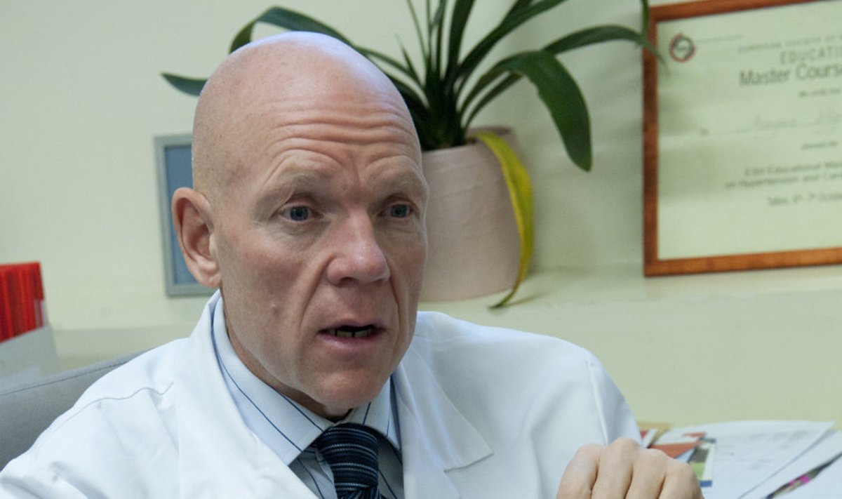 Põhja-Eesti regionaalhaigla kardioloogiakeskuse teadusjuht, südamearst ja TTÜ professor dr Margus Viigimaa 