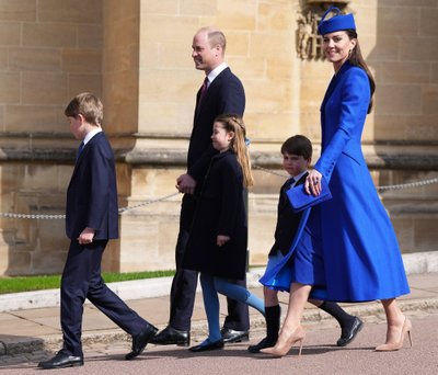Walesi prints William ja printsess Catherine perega