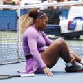 Serena Williams elas üle suure ehmatuse, maailma teine reket langes konkurentsist
