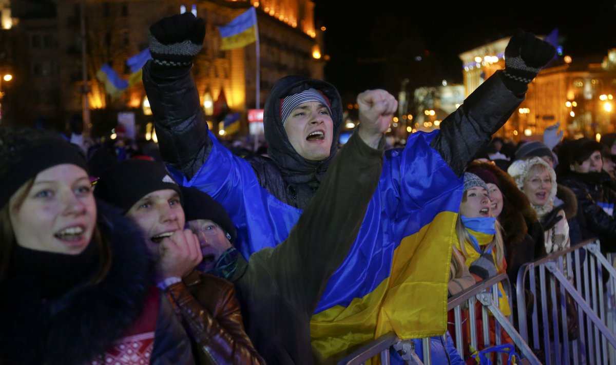 Valitsusvastane meeleavaldus Kiievis