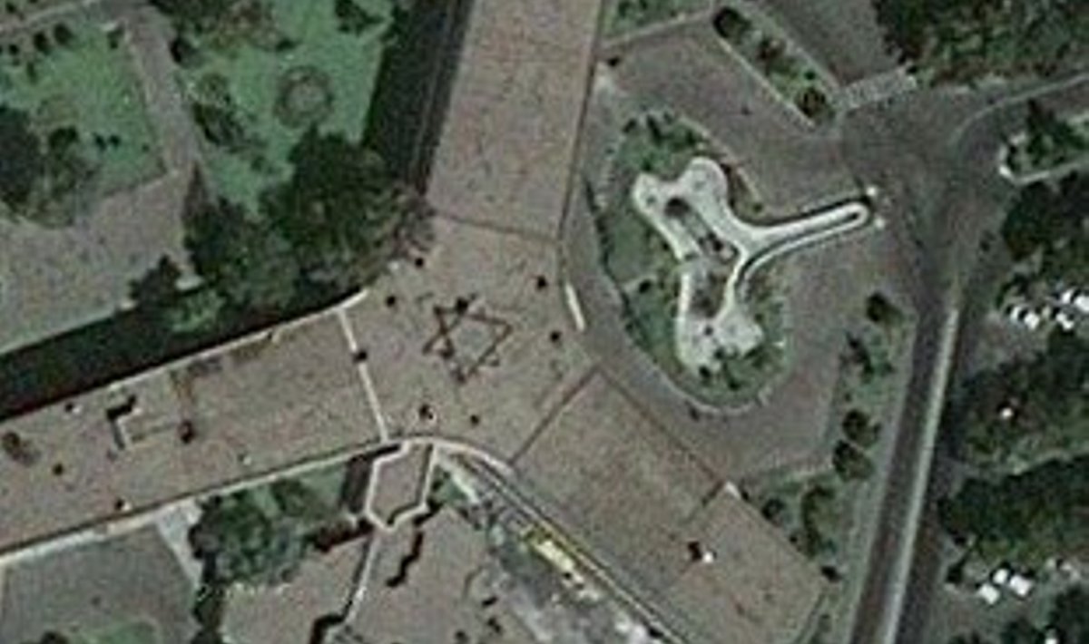 Google Earth paljastas kohatu kujundi. Foto: Googel Earth