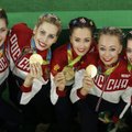 Российские гимнастки вырвали золото в групповых упражнениях