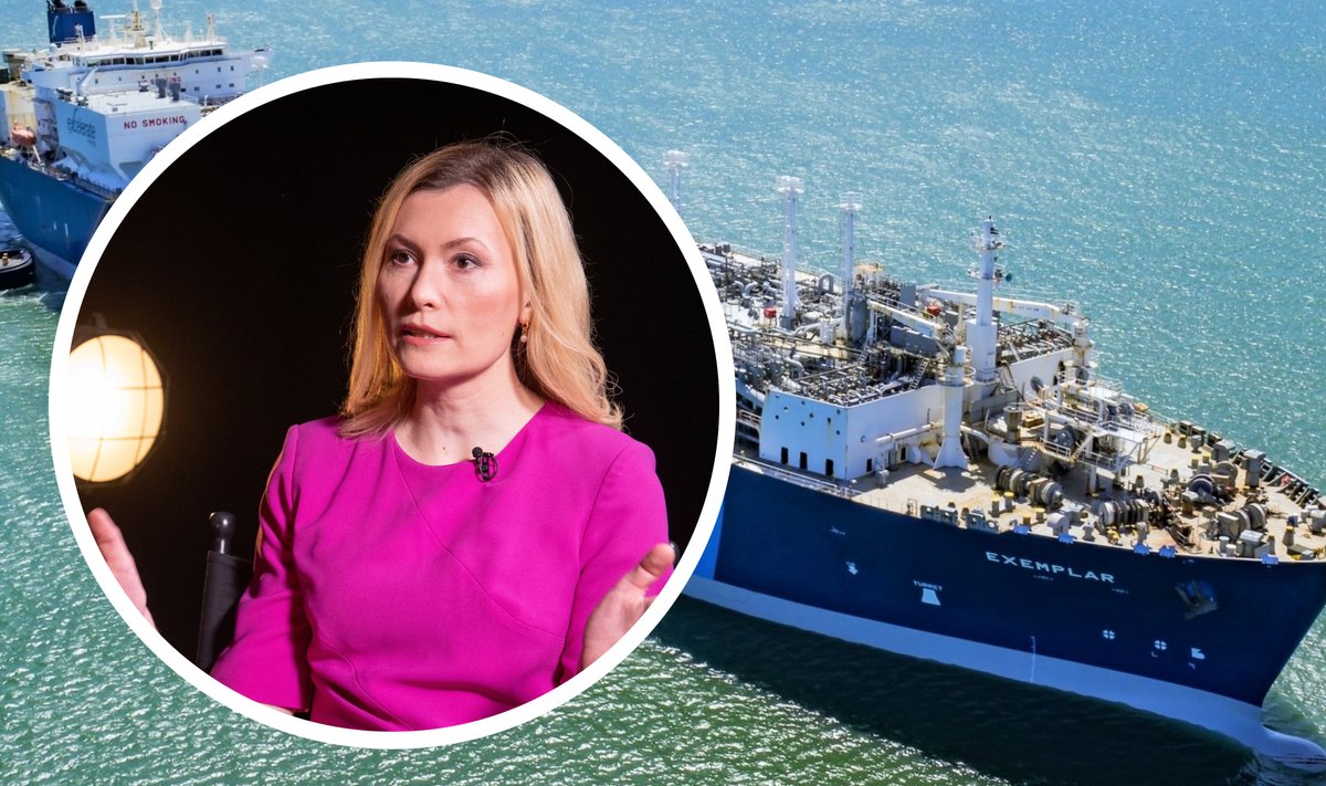 Riin Sikkut ja LNG-laev
