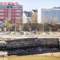 ФОТО | Для строительства квартала Каларанна осушили морское дно