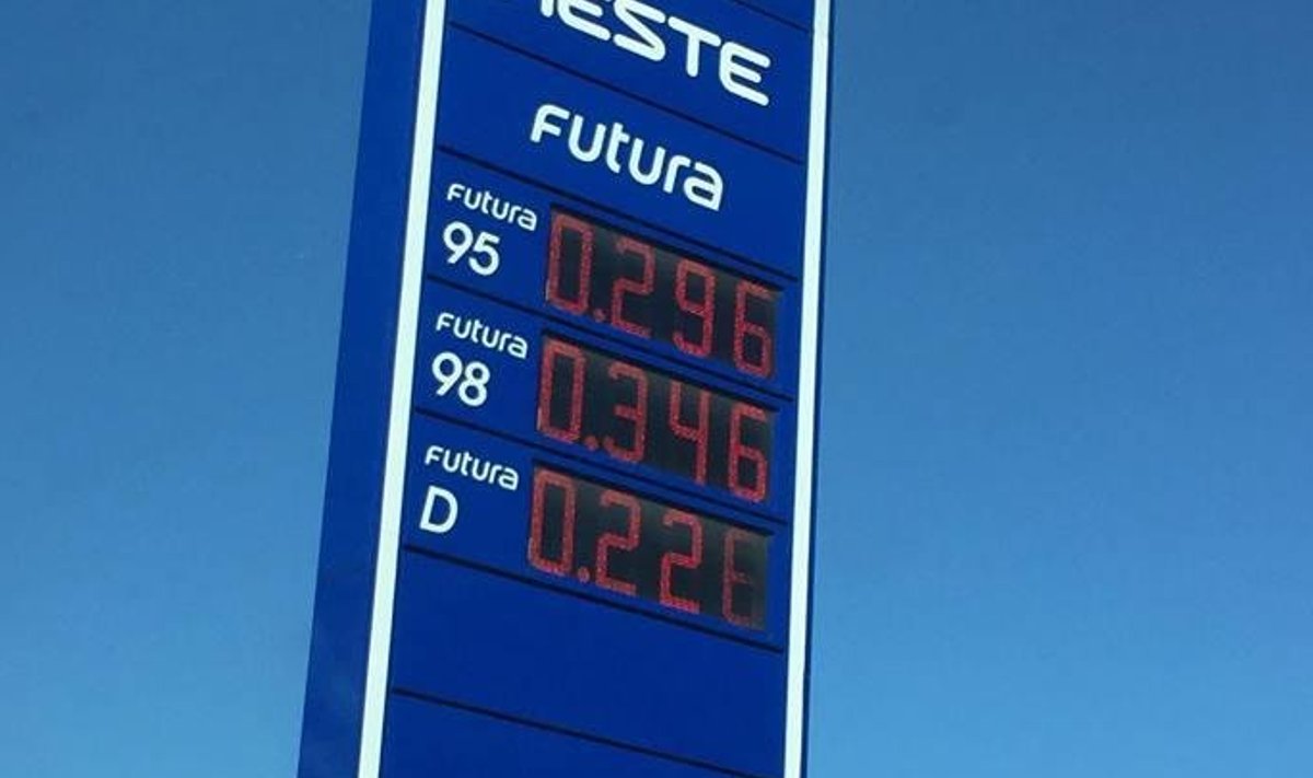 Neste tänased kütusemüügihinnad