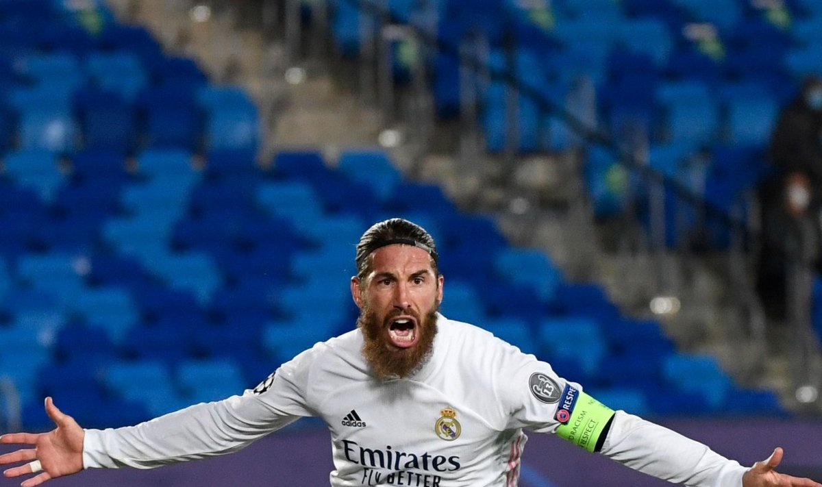 Reali kapten Sergio Ramos lõi klubis juba 100. värava