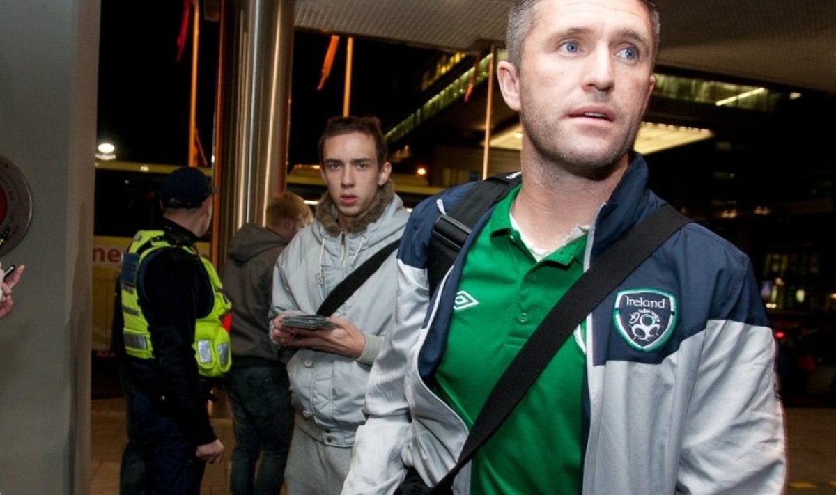 Iiri ründetäht Robbie Keane saabub Radissoni hotelli