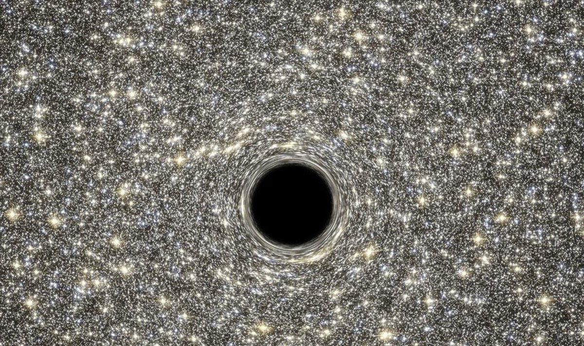 Musta auku pole tegelikult võimalik isegi näha. 