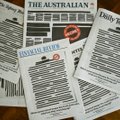 Austraalia ajalehed ilmusid protestiks „salatsemise” vastu mustaga maha tõmmatud esikülgedega