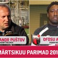 Jalgpalli meistriliiga märtsikuu parimateks valiti Puštov ja Appiah
