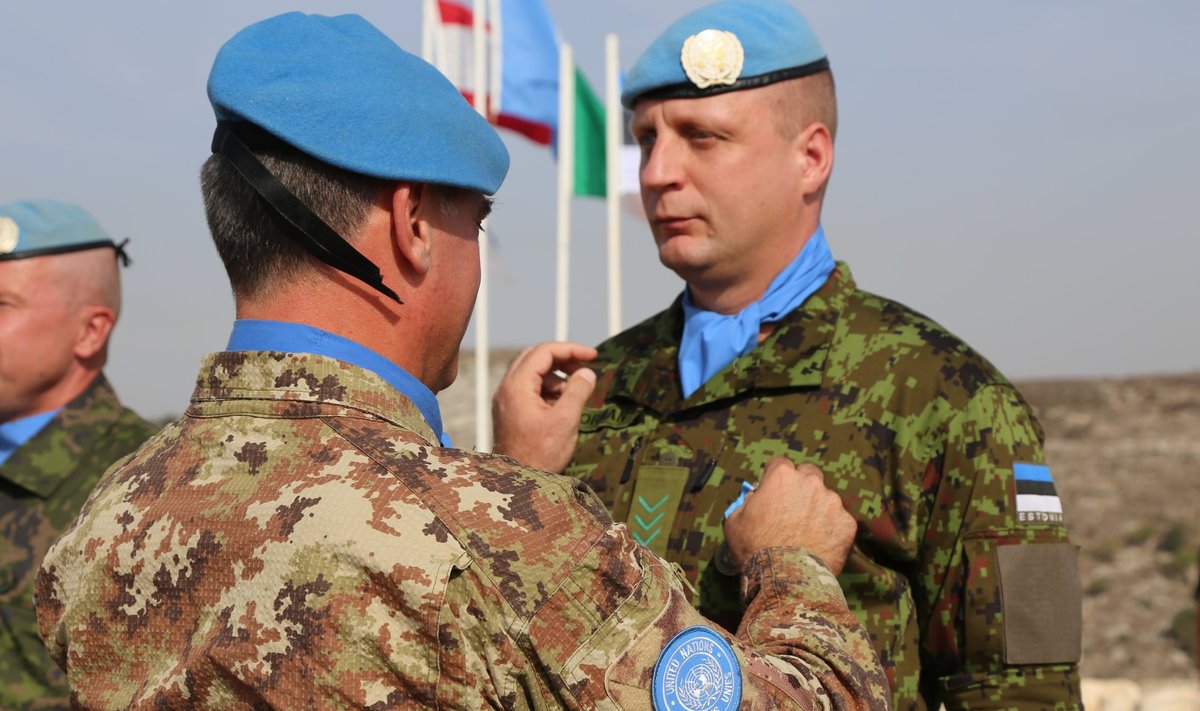 Eesti kaitseväelased Liibanonis said ÜRO missioonimedalid