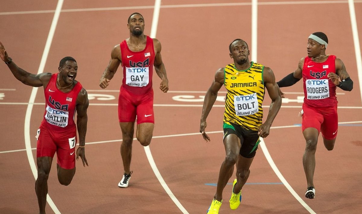 Kes võitis? Finišijoonel uskus Justin Gatlin, et kuldmedal kuulub talle. Hetk hiljem valgus naeratus Usain Bolti näole.