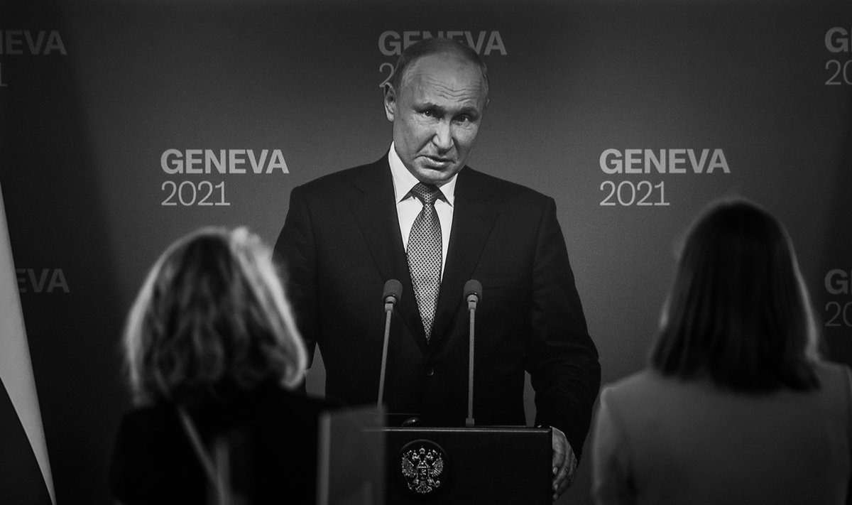 Vladimir Putin vastas Genfis ajakirjanike küsimustele.