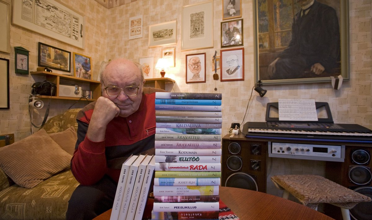 Kirjanik Erik Tohvri raamatud on laenutajate seas popid