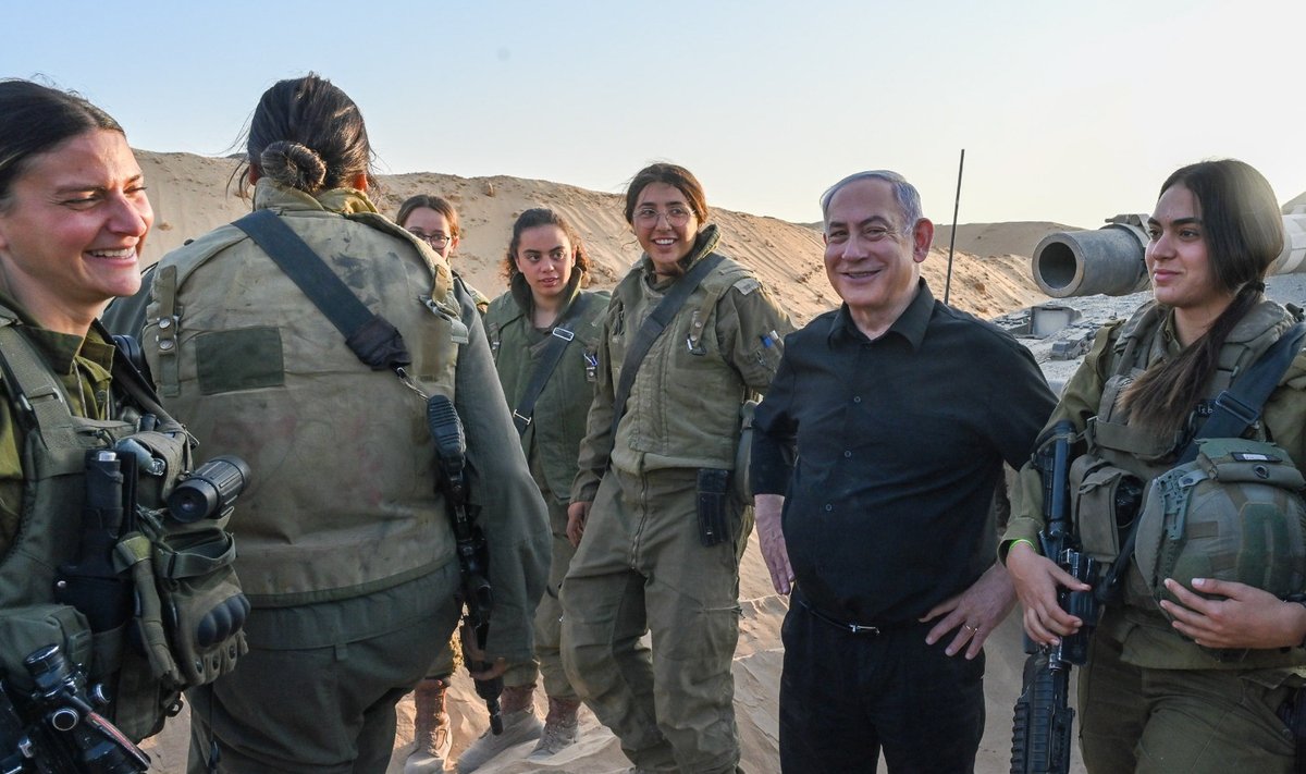Netanyahu Gaza piiri külastamas