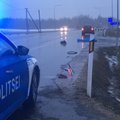 ФОТО: На шоссе Таллинн-Рапла под колесами автомобиля погибла пожилая женщина