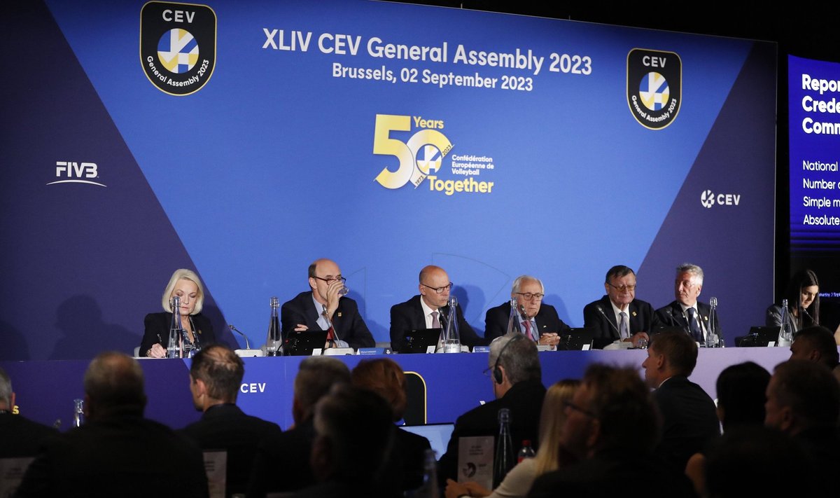 CEV-i kongress Brüsselis.