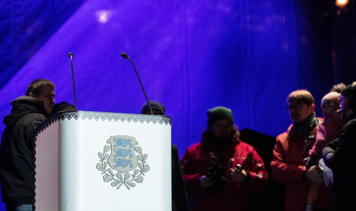 President Kersti Kaljulaid käis heliproovis