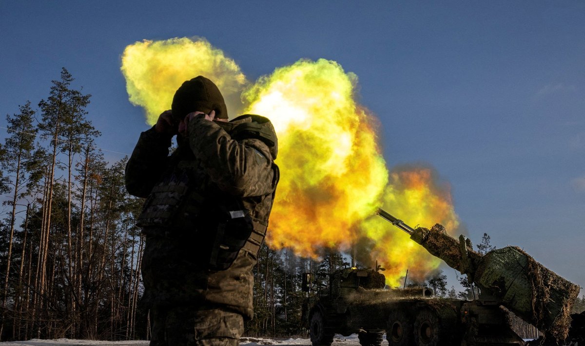 SUUR MURE: Kui USA Kongress uut abipaketti varsti vastu ei võta, võib Ukraina suurtükiväelastel moonaga eriti keeruliseks minna.