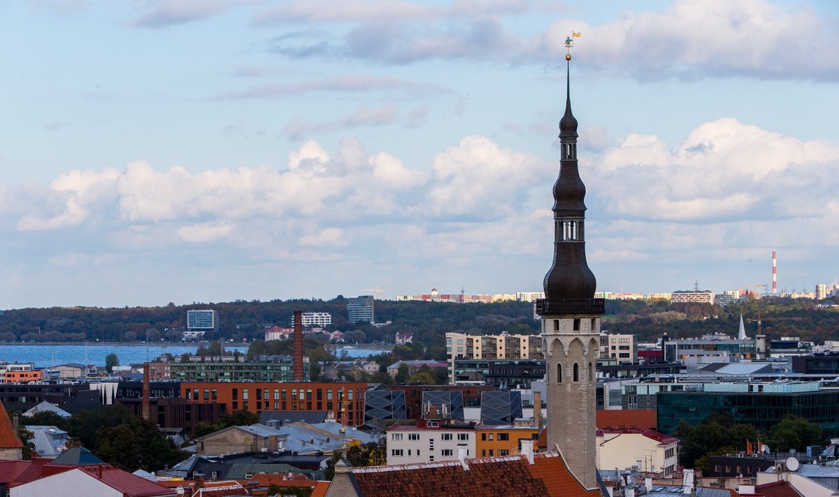 Tallinna sümbol Vana Toomas raekoja torni tipus