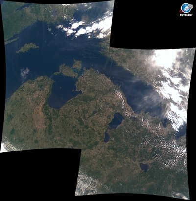Взгляд сверху: так выглядит Эстония «глазами» EstCube‑1, фото 2014 года