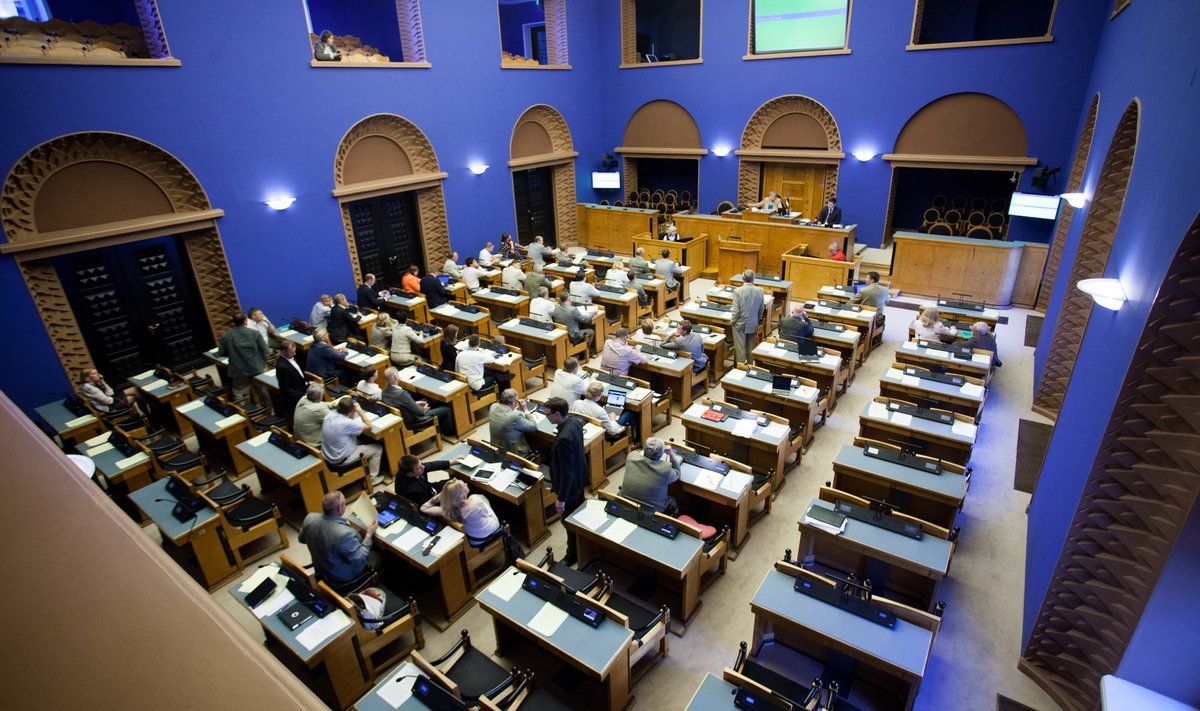 Riigikogu istung. Foto on illustratiivne.