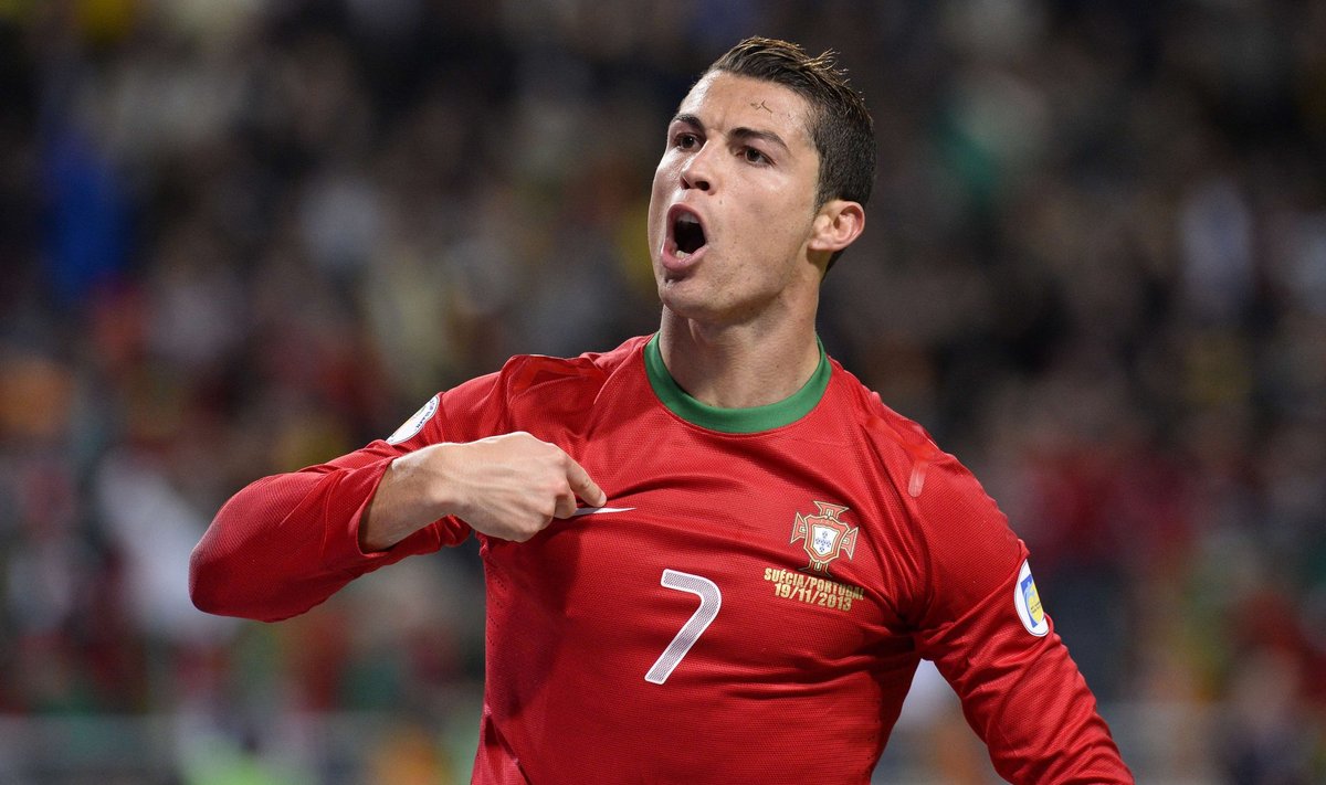 Cristiano Ronaldo lõi Rootsile kolm väravat.