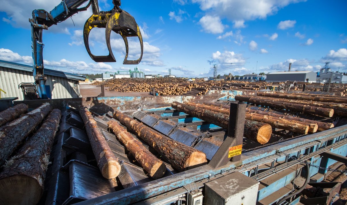 Kolmas suurem ekspordiartikkel on Eestis puit ja puittooted.