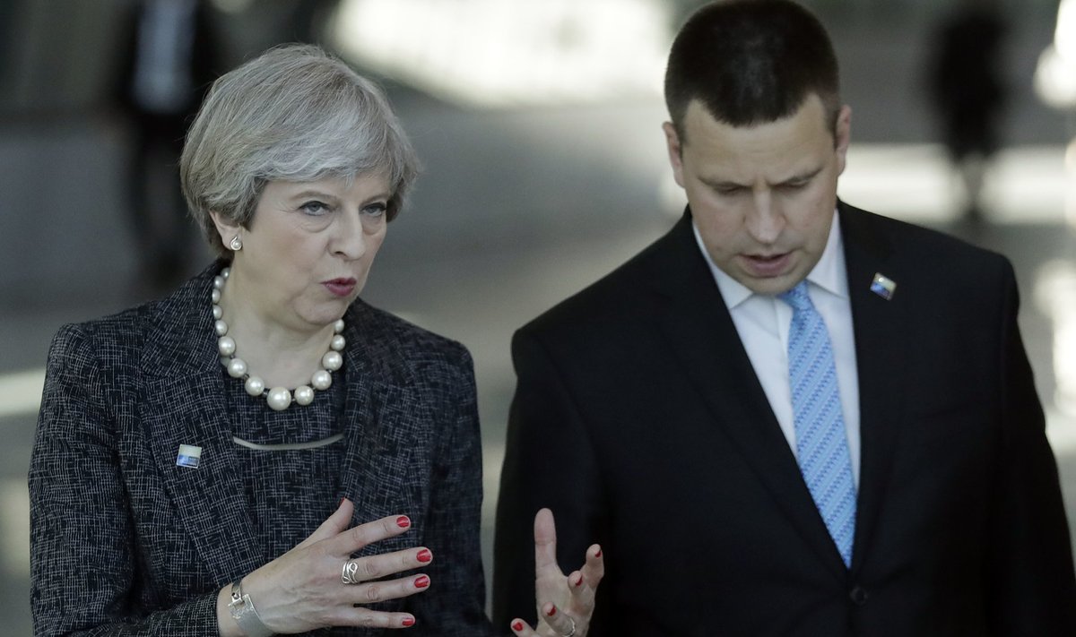 Suurbritannia peaministril Theresa Mayl jätkus tippkohtumisel kõneainet ka peaminister Jüri Ratasega.