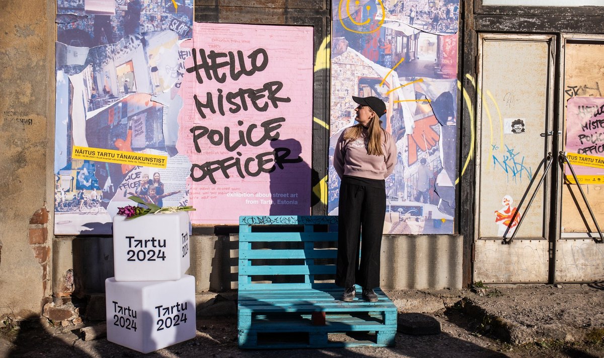 Näitus „Hello Mister Police Officer“ Krulli kvartalis Tallinnas