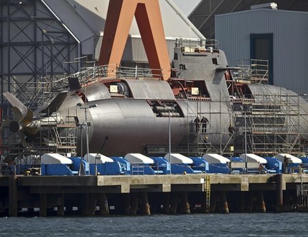 Dolphin-klassi allveelaev Kielis ehitamisel