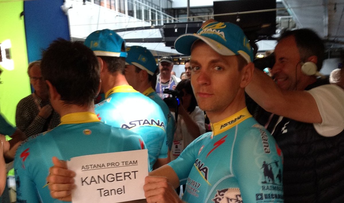 Tanel Kangert Giro d`Italia esitlusel