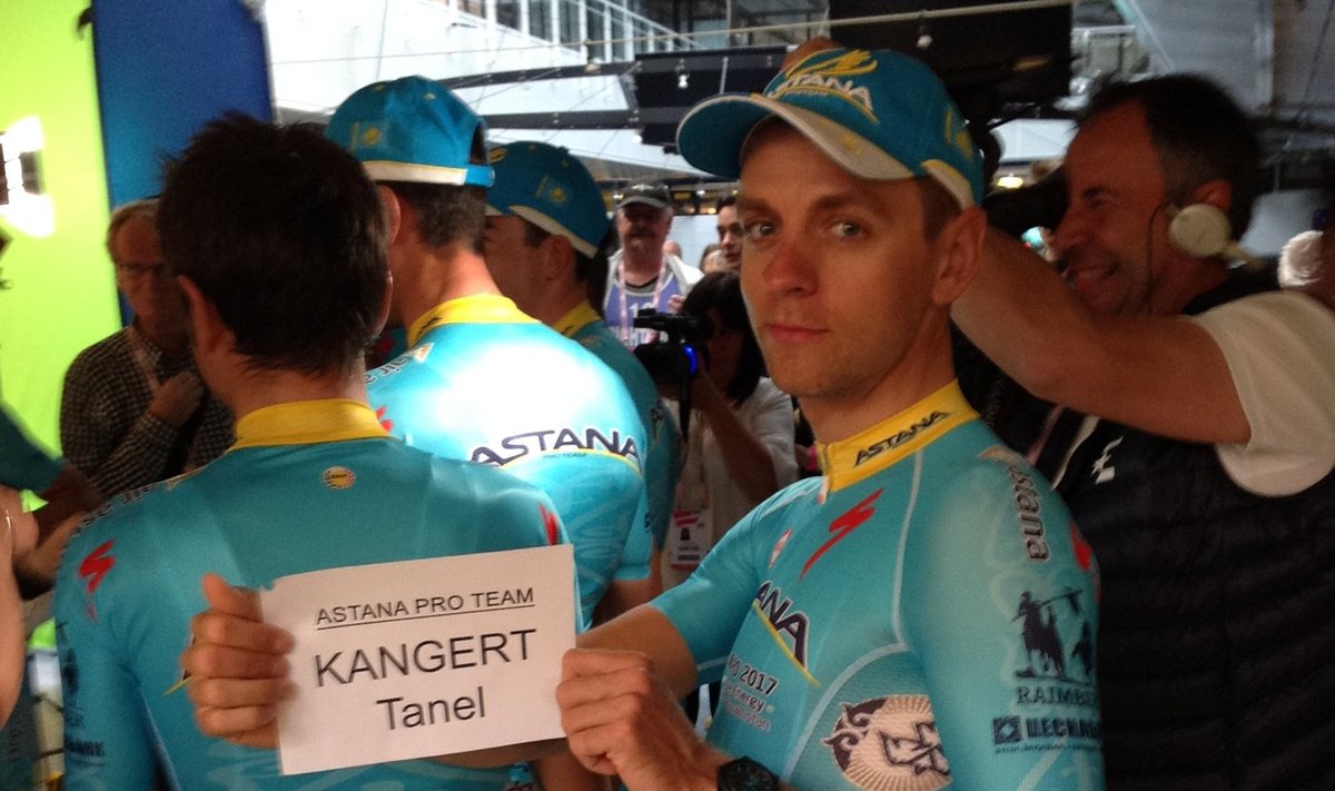 Tanel Kangert Giro d`Italia esitlusel