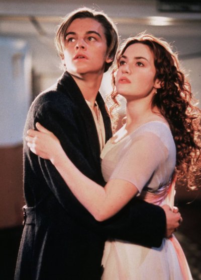Leonardo DiCaprio ja Kate Winslet filmis "Titanic" aastal 1997