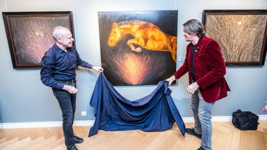 FOTOD | Allee galeriis avati Mauri Grossi uute maalide näitus