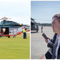 Рыйвас использовал вертолет полиции и погранохраны для полета в Финляндию