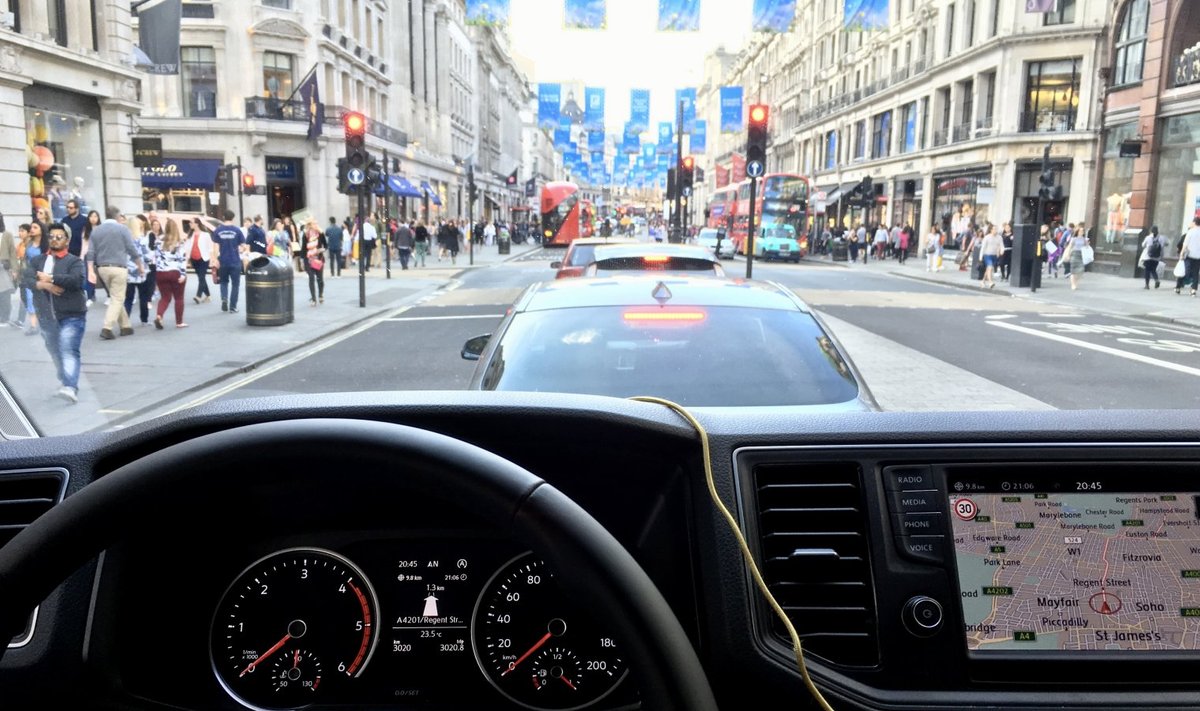 Londoni kesklinnas kaotab GPS signaali päris tihti