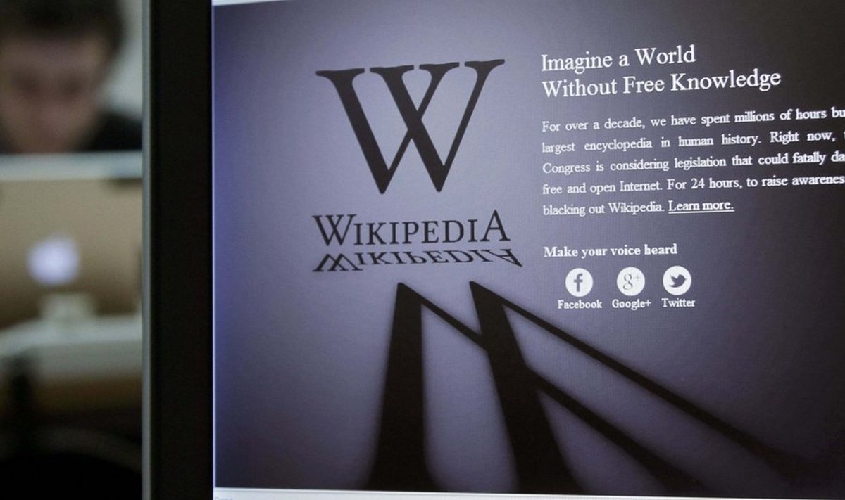 Wikipedia protest