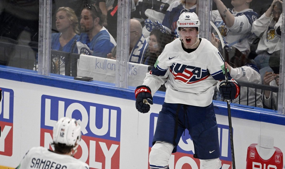 USA alistas jäähoki MM-i avamängus Soome 4 : 1.