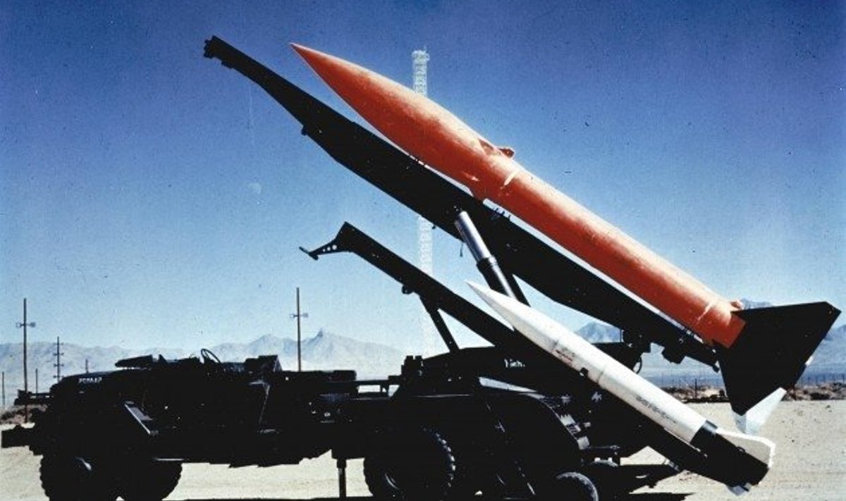 Pildil on ajalooline tuumalõhkepeadega rakett nn. Honest John. Foto AP