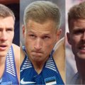 PÄEVA PILT: Eesti kümnevõistlejad Õiglane-Saluri-Uibo kasvatasid Londoni MMiks kambakesi õnnevuntsid?