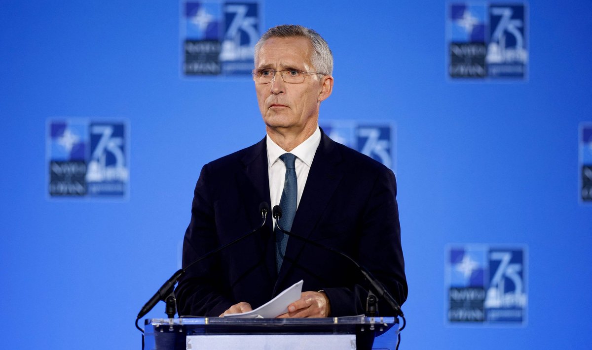 Jens Stoltenberg NATO tippkohtumisel 