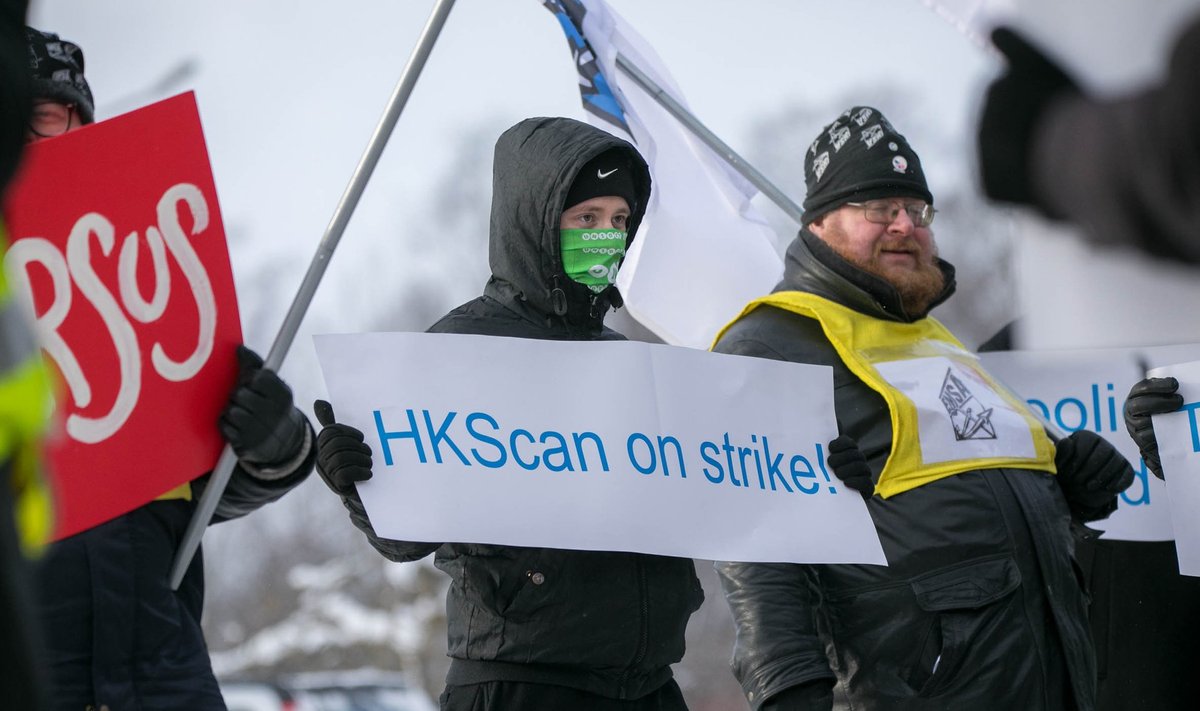 Mullune streik HKScanis tekitas küll vastuolusid, kuid lõppes siiski streikijate 8% palgatõusuga ega ole juhtide sõnutsi HKScani kahjumi põhjus.