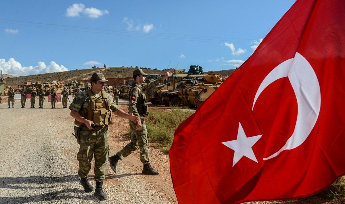 Türgi väed Süüria piiril